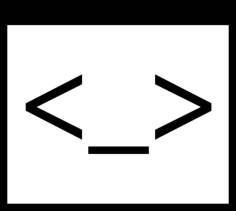 Computing Code Browser Outline Svg File, Free Vectors File